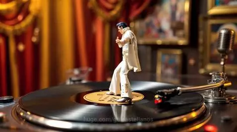 Elvis for a spin by guicastellanos