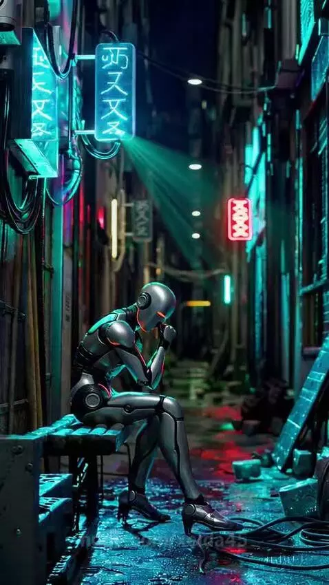 Contemplative Cyberpunk Robot 480p Apr 8, 8:02PM by xelda45