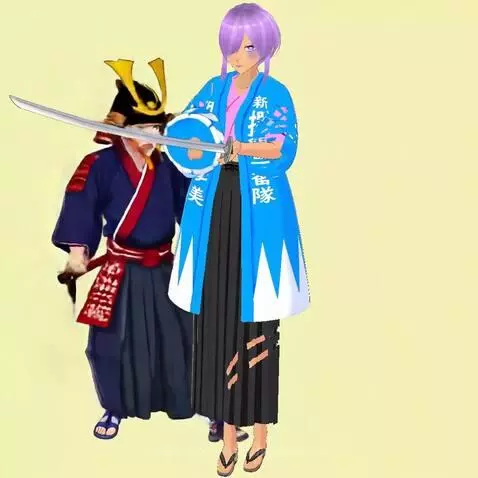 Saito, Samurai girl Shinsengumi by mitchysamurai