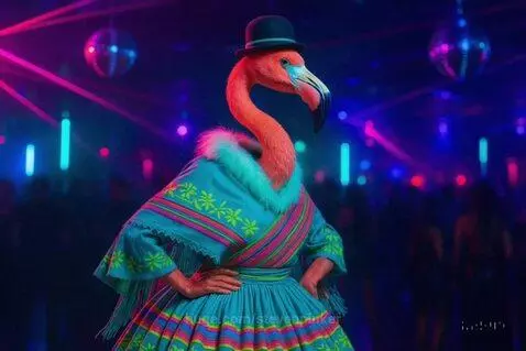 Cholita flamingo club! by stevenpinker