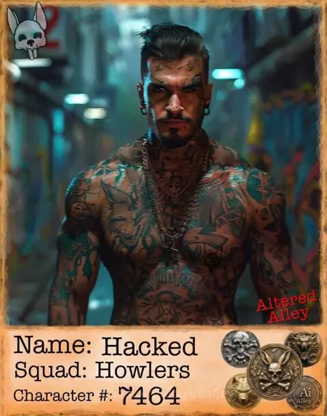 Ai Alley character cards. They are like baseball cards for A... by alteredalley