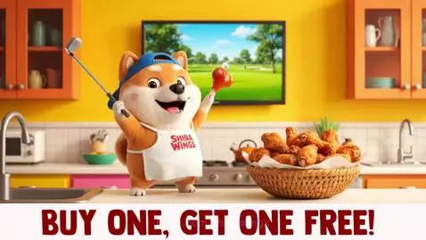 Shiba Wings is Swinging Big Like Happy Gilmore by shibawings