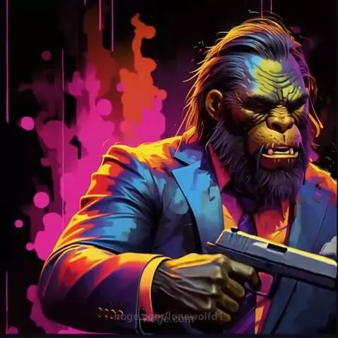The name is Ape, Wicked Ape by lonewolfd1