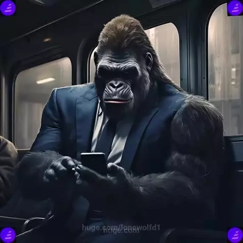 one happy ape by lonewolfd1