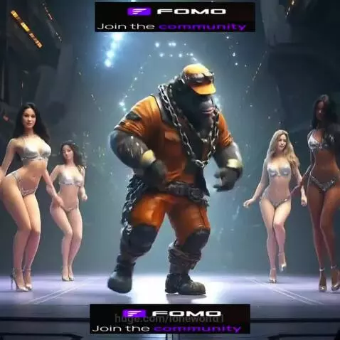 Fomo apes feels nice after signing up and does a dance by lonewolfd1