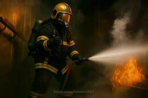 It's on fire by lonewolfd1