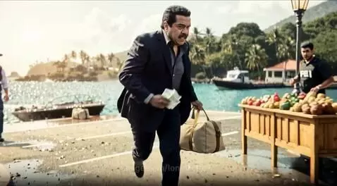 Maduro on the run.  Full video on https://www.youtube.com/wa... by lonewolfd1