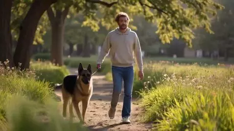 Man walking his dog and encountering wolves by lonewolfd1