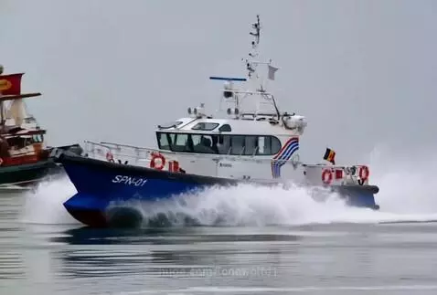 Police patrol vessel at sea by lonewolfd1
