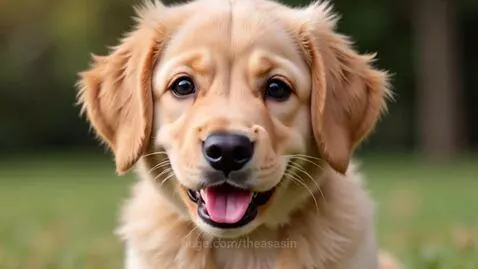 Cute puppy smiling by theasasin