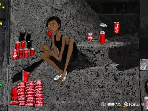 Thai Girl and Coca‑Cola by chandrali