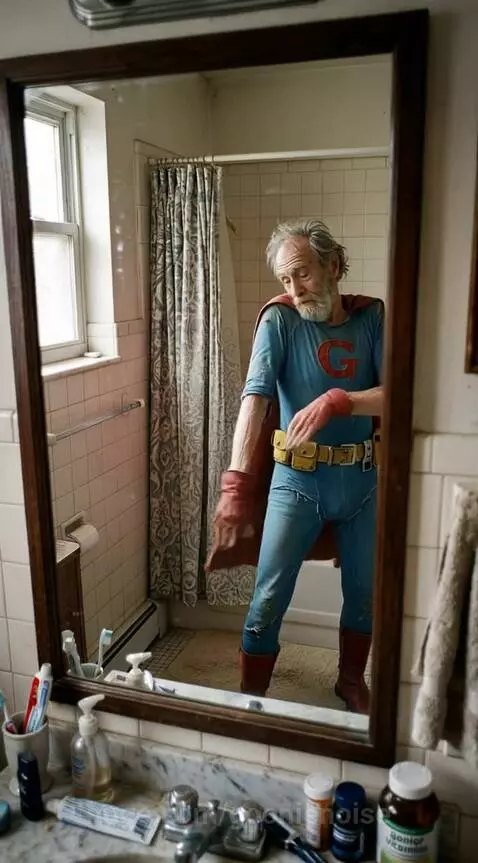 Grandpa Goes Crazy in Bathroom by goonienoise