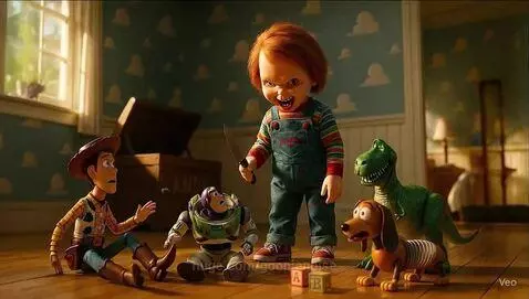 Toy Story vs Chucky by goonienoise
