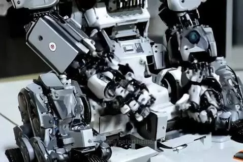 Robot breakdancing by petertheman
