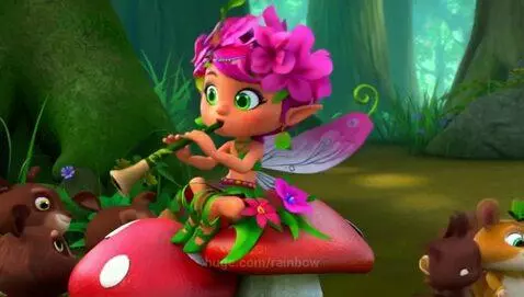 Faerie playing flute! by rainbow
