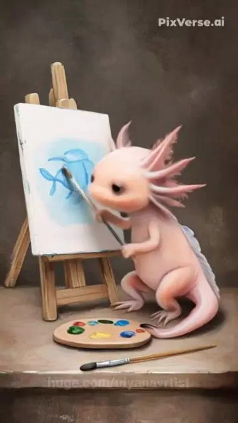 Little painter by ulyanavrtist