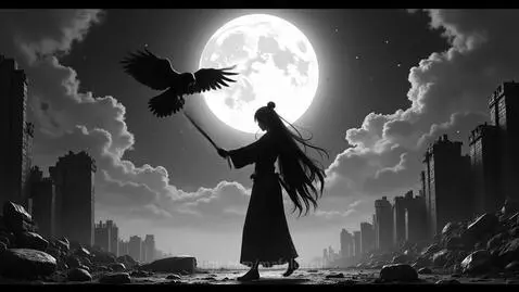 When Shadows Take Form – A Tengu Appears by mafaldazul