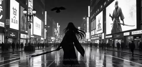 Shibuya Showdown – When Neon Meets Shadows by mafaldazul