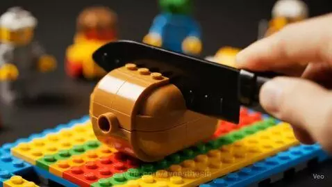 Kiwi Lego Slice by synesthesia