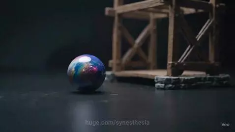 Galaxy Marble Obstacle by synesthesia