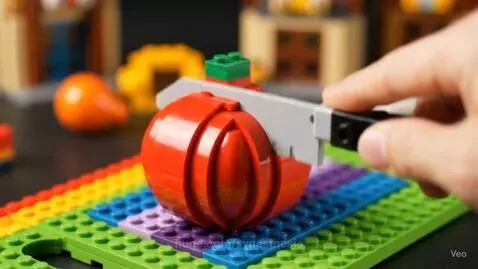 Lego Onion Slice by synesthesia