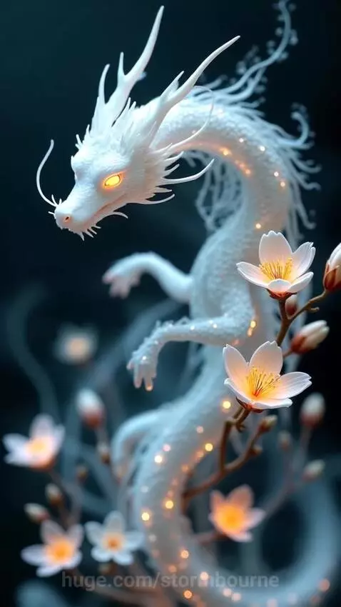 Ivory Dragon by stormbourne