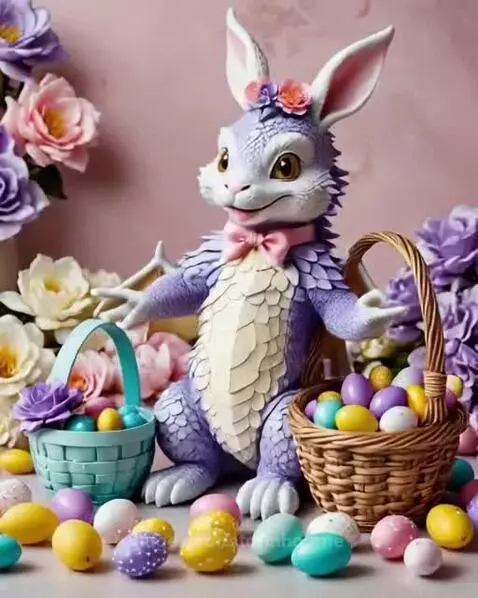 Easter Dragon by stormbourne