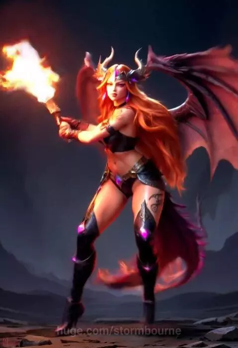Dranaea Queen of Flame by stormbourne