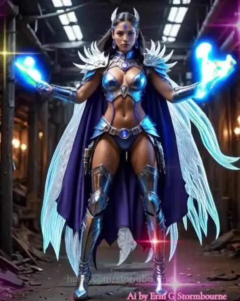 Sirra Stormcaller techno mage by stormbourne