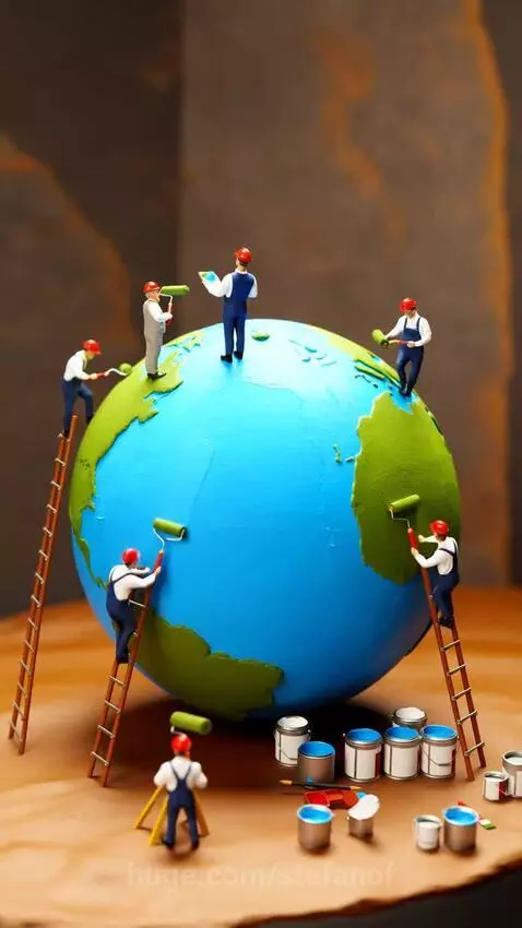 painting the world by stefanof
