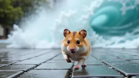 Hamster escaping from his worst fear(a shower) by sfabiolo33