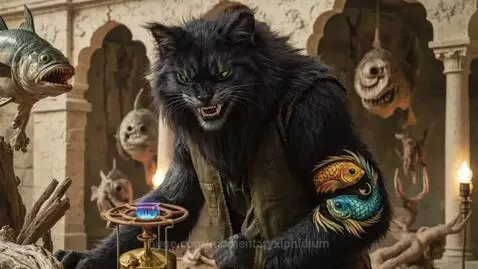 Кот Бегемот сердится by momentaryxiphidium