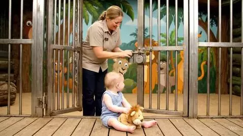 Zookeeper Locks Baby In the Zoo by sproutz