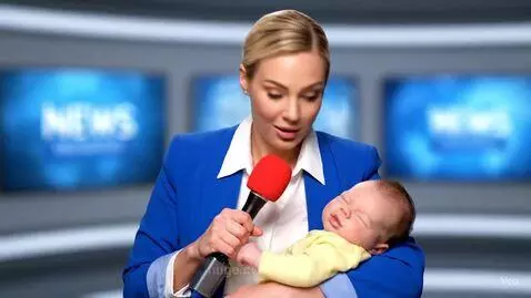 Baby Farts on Newswoman by sproutz