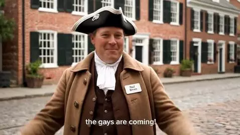 Paul Revere "The Gays Are Coming" by sproutz