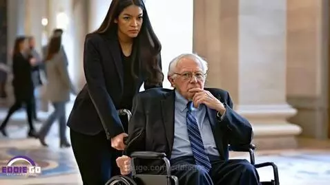 AOC & Bernie, BFFs forever! 🤝❤️ by eddiego