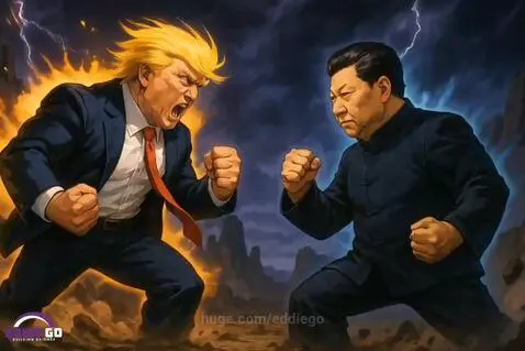 America First! Trump charging forward like a bald eagle on s... by eddiego