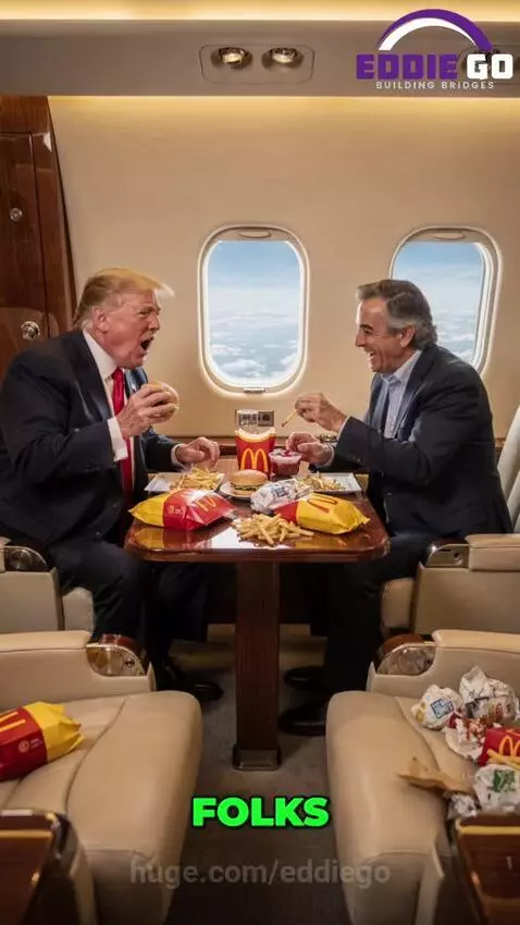 𝐑𝐅𝐊 𝐉𝐫. 𝐒𝐭𝐮𝐧𝐧𝐞𝐝 𝐛𝐲 𝐓𝐫𝐮𝐦𝐩'𝐬 '𝐃𝐞𝐢𝐭𝐲' 𝐇𝐞𝐚𝐥𝐭𝐡! 🤯🍔. by eddiego