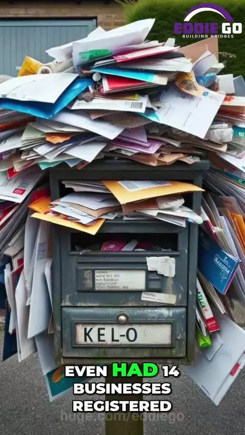 Baby in a suit with a mustache, representing California's $8 billion pandemic loan fraud.