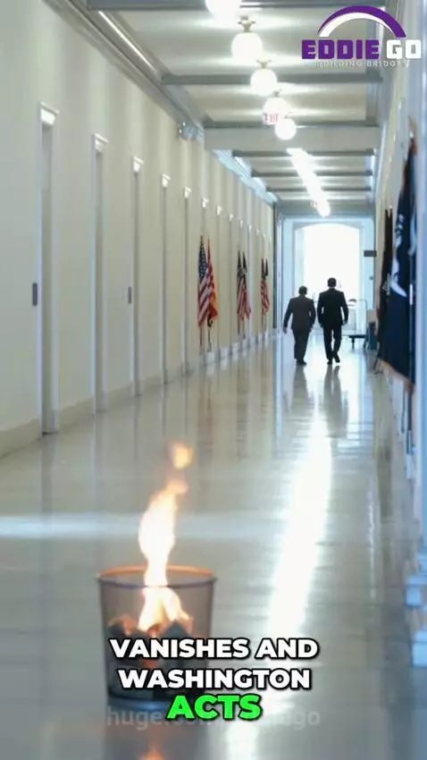 Baby in a suit representing a senator, symbolizing government fraud and misuse of taxpayer money.