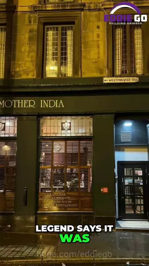 Animated baby character with glasses debating the origin of Chicken Tikka Masala, with Indian and Scottish imagery.