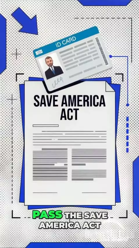 Animated man in suit explaining US Senate politics with graphics, showing J.D. Vance and MAGA supporters.