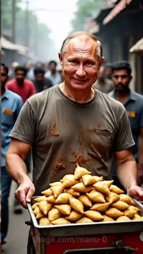 PUTIN SELLING SAMOSA by manu-0