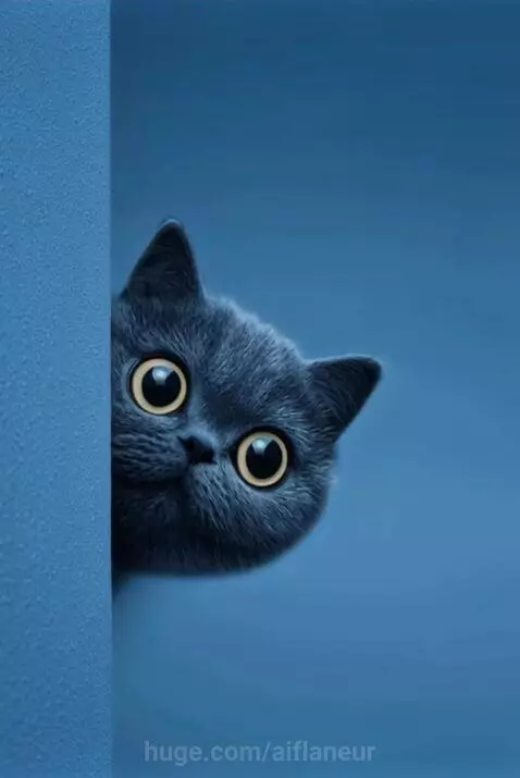 Cautious cat by aiflaneur