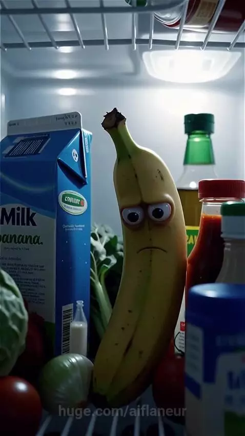 Existential banana. Awakening by aiflaneur