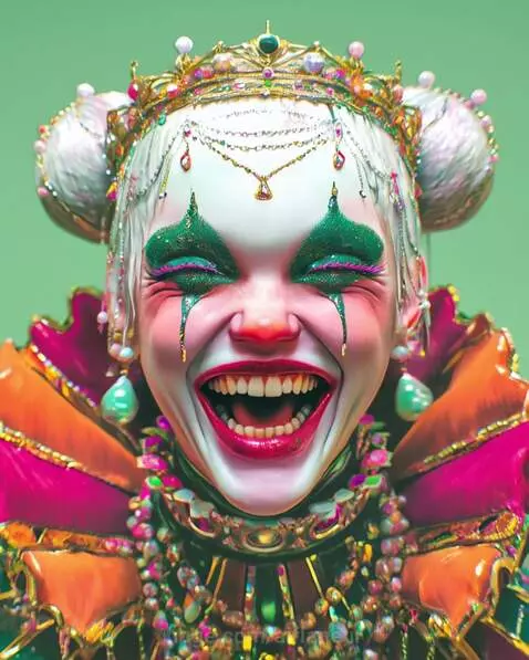 Clown horror laugh by aiflaneur