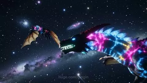 Neon galaxy by gingin