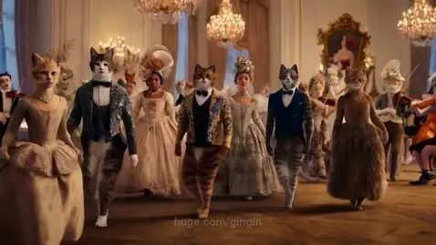 Fancy dapper  Cats having a wonderful party. by gingin