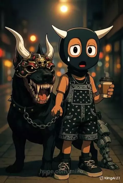Beast and his best fren by miko