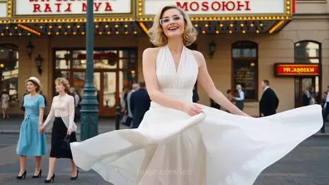 Зинаида Рудольфовна идет в кинотеатр by leo